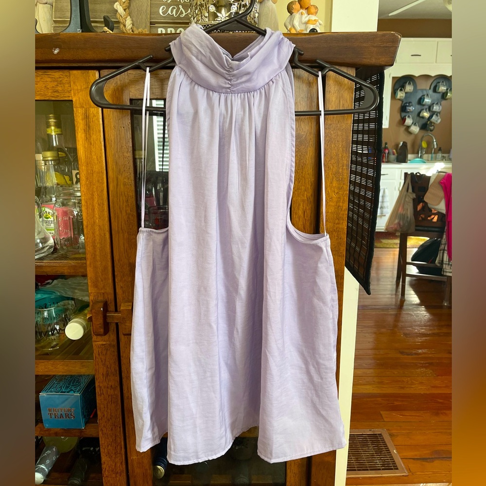 Lilac Halter Top